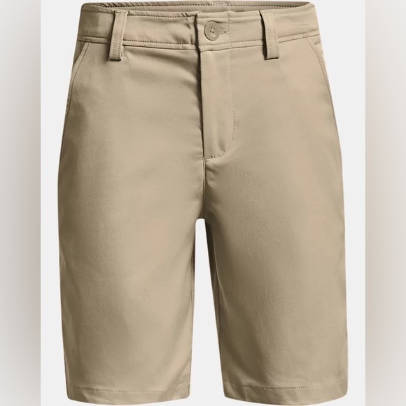 🆕 NWT Under Armour Match Play golf shorts barley tan color size 10 - Picture 1 of 7